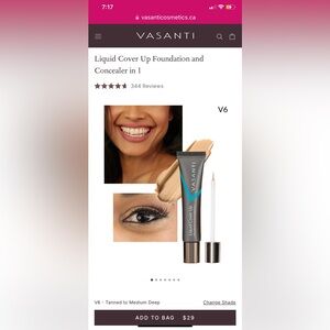 Vasanti foundation/ concealer